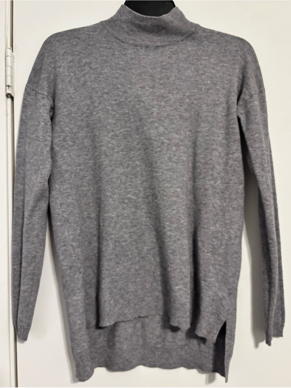 Cyrus Light Gray Turtleneck Sweater